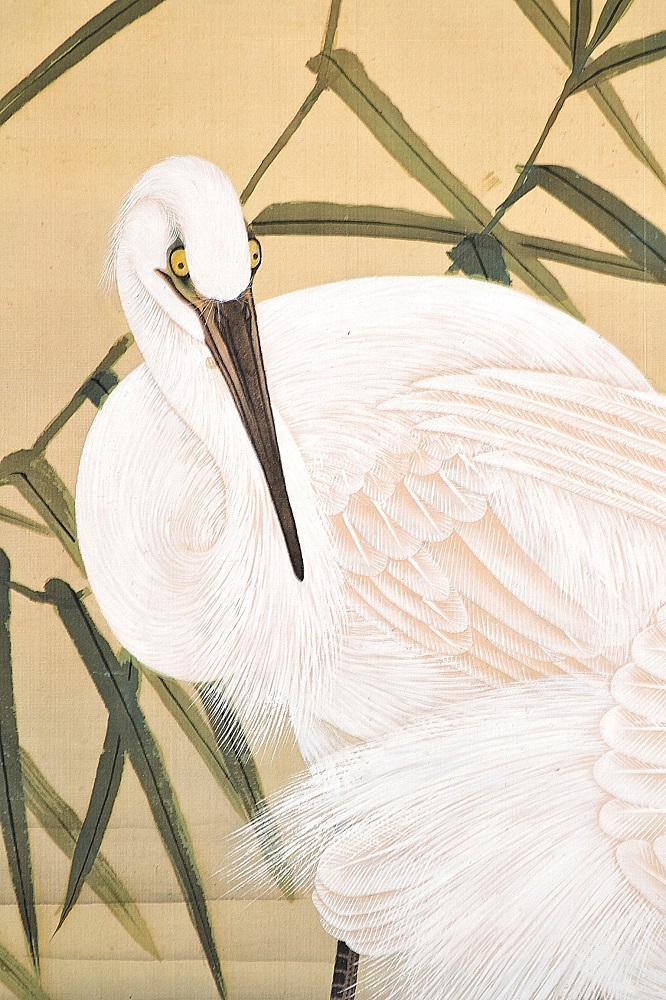 作品紹介 | 上田耕冲 白鷺図